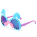 4PCS New Kids Cartoons Sunglasses Lovely Rabbit Boys Girls Sun Glasses Pilot Glasses Gift For Children Baby UV400 Eyewear