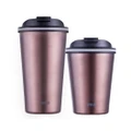 Avanti GOCUP Coffee Cup Pack of 2 Sizes 355ml and 236ml - Rose Gold