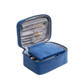 Convenient Travel Cosmetic Bag with Cosmetic Brush Holder Storage Bag Simple Large-capacity Bag Travel Toiletries Bag