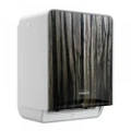 New Kimberly Clark Icon Automatic Roll Towel Dispenser - Ebony Woodgrain 32Cm X