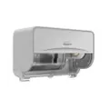 New Kimberly Clark Icon Double Toilet Roll Dispenser - Silver Mosaic
