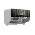 New Kimberly Clark Icon Double Toilet Roll Dispenser - Ebony Woodgrain
