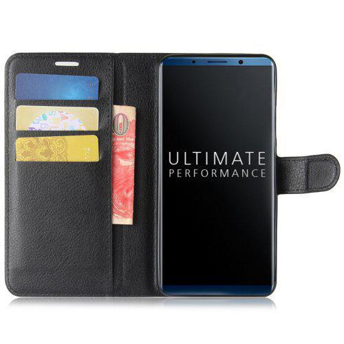 Naxtop Phone Wallet Flip PU Leather TPU Holder Cover Case for Huawei Mate 10 Pro Black