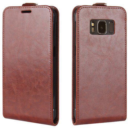 Multifunctional Full Covered Phone Case for SAMSUNG S8 Brown