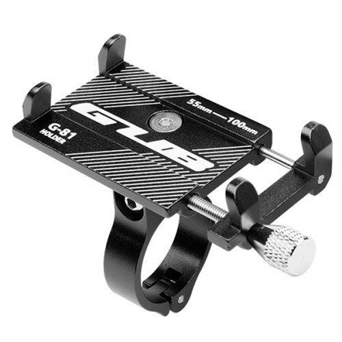 GUB G 81 Aluminium Alloy Phone Bracket Bicycle Motorcycle Smartphone Holder for Delivery Man Black