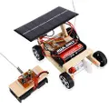 Educational DIY Assembled Solar Remote Control Car Set Apricot