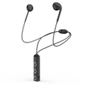 Cwxuan Wireless Bluetooth Sports Earphone Headset with Neckband Magnetic Design Black