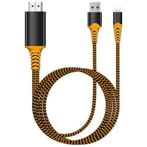 2K 2M Conversion Cable from Apple to HDMI Yellow
