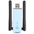 USB WiFi Repeater Wireless Extender 802.11N 300M External Dual Antenna Sea Blue