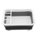 Fold Away Collapsible Dish Rack Drainer