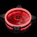 GoodGoods 2V Gaming 16LEDs RGB Ring Case Fan For PC Computer Game CPU Cooling Fans 120mm (Red)