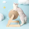 GoodGoods Cat Rotating Ball Scratcher Furniture Durable Sisal Board Scratching Rotatable (L type large)