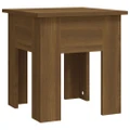 Coffee Table Brown Oak 40x40x42 cm Engineered Wood vidaXL