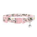 Provence Rose Cat Safety Collar & Bell
