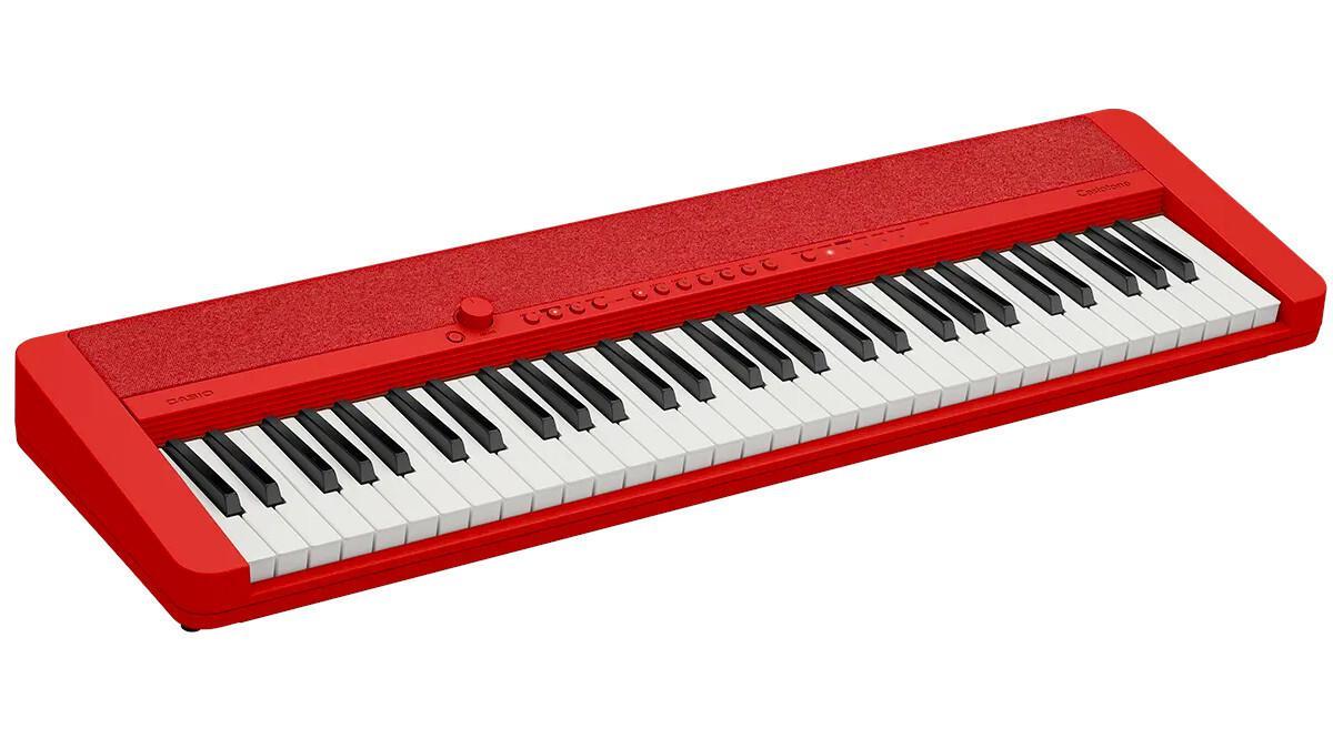 Casio CTS1 Casiotone 61-Key Touch Sensitive Keyboard (RED)