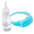 GoodGoods Outdoor Portable Silicone Soap Bracelet Wristband Hand Dispenser Squeeze Bottle (Blue)