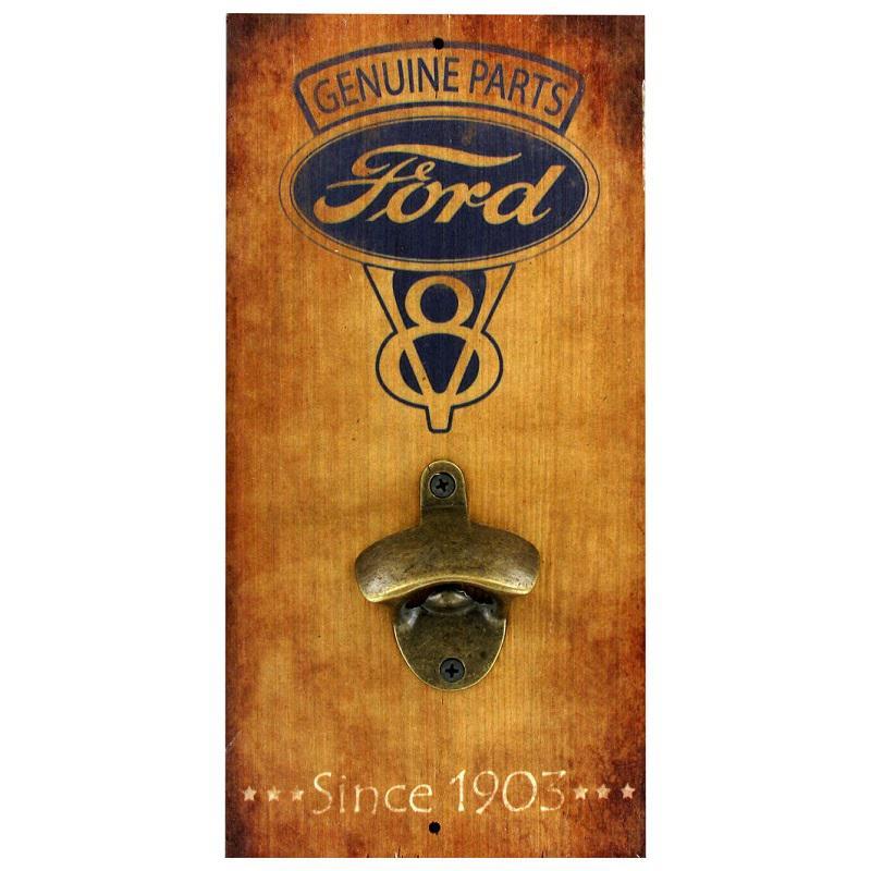 Ford MDF Wall Mounted Bottle Opener