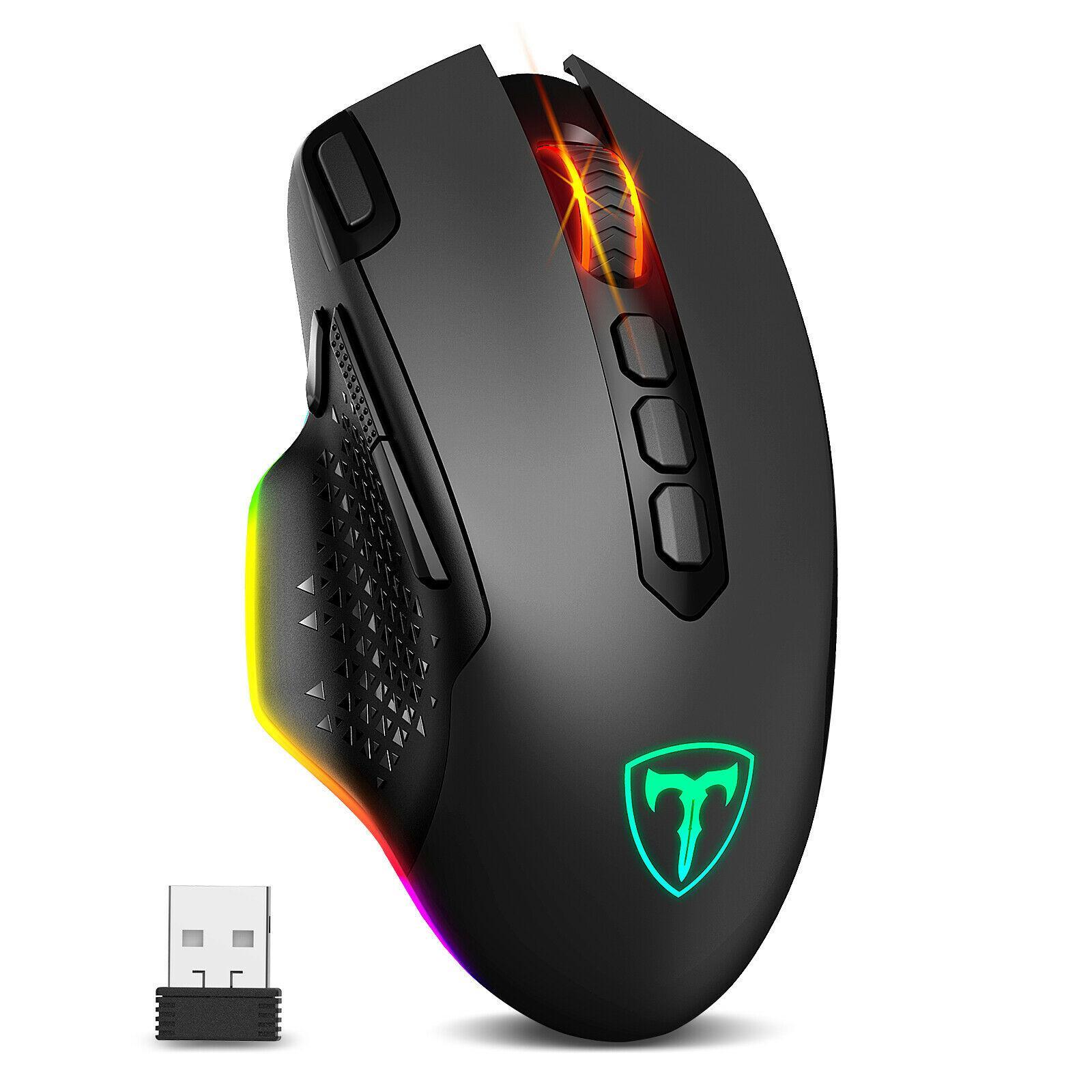 2.4G RGB Optical Wireless Gaming Mouse 10000DPI For Computer Laptop PC