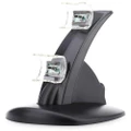 Dual Micro USB Charging Charger Stand for PS3 Joystick Black