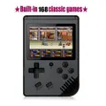 168 Games Retro Handheld Game Console Support TV 2 Player Classic Game Console China Black