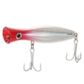 12cm 45g Large Popper Lure Artificial Seal Lure 3D Eyes Hard Popper Fishing Lure with Hooks and Ring for Saltwater Freshwater red