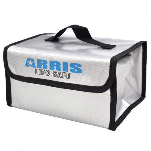 Lithium Battery Explosion proof Safety Bag Silver