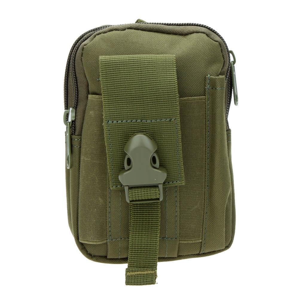 Outdoor Tactical Waist Bag Portable Water Resistant Mobile Phone Wallet Waist Pack green