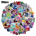 GoodGoods 100 PCS Stickers Top Games Among Us Trendy Adult Stickers For Funny Water Bottles Laptop Phone Refrigerator Cabinets Waterproof Nonstick