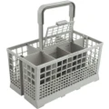 8 Slot Dishwasher Cutlery Basket Cage Spoon Rack Universal with Handle Lid