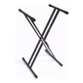 Keyboard Stand - Dual Frame Double Braced Clamp Style Height Adjustment