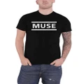 Muse T Shirt White Band Logo new Official Mens Black