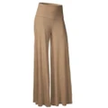Women's Casual Trouser - Brown - Stylish Casual Pants - Designed for Everyday Wear - Elastic Waist