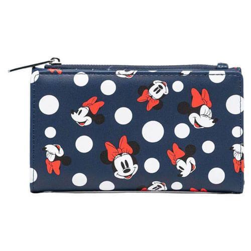 Disney Minnie Mouse Polka Dots Purse - Navy