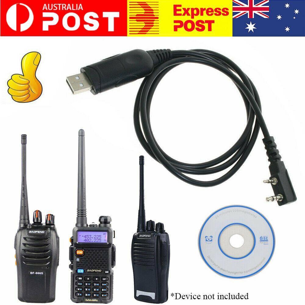 USB Programming Cable for Baofeng GT-3/UV-82/UV-82L/UV-B5/UV-5R Plus/UV-5R Radio