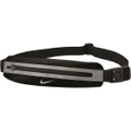 Nike 2.0 Slim Waist Bag (Black/Silver) (One Size)