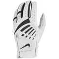 Nike Dura Feel IX Leather 2020 Left Hand Golf Glove (White/Black) (S)