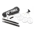 Yonex Badminton Set (Pack Of 9) (White/Black) (One Size)