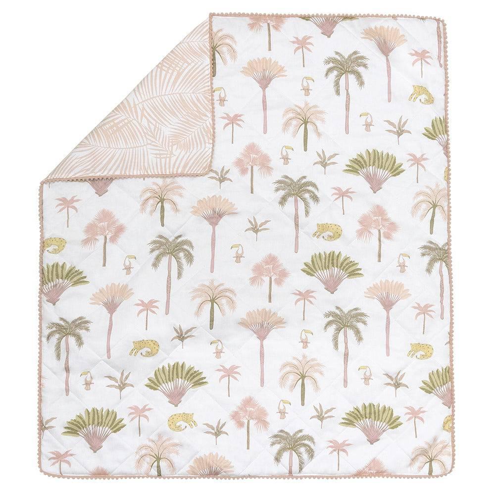 Lolli Living | Quilted Reversible Cot Comforter - Tropical Mia