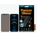 PanzerGlass P2715 Apple iPhone 12 Pro Max Dual Privacy Screen Protector, Black, Resist