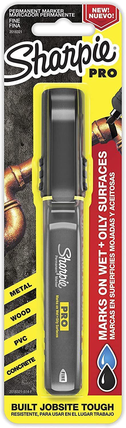 Sharpie Pro Fine Permanent Marker Black - 1 Pack