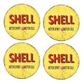 Shell Ceramic Coasters Set of 4