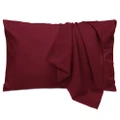 LINENOVA 2 Pcs Microfiber Pillowcase Stanard/Queen/King/European/Body Size Choice (Queen)