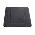 Invisible Anti-Slide Ultra-Thin Adhesive PLaptop Stand Folding Adjustable Bracket Portable Tablet Holder-Black