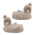 Activ Swan Kids Girls Slipper Novelty Style Padded Body Soft Swan Head Slip On -Pink-Small