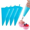 4PCS Reusable Silicone Pastry Bag DIY Icing Piping Bags Cream Cake Decorating