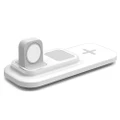 Philex 3In1 Qi Wireless Charging Station Dock/Hub For Phone/Watch/Earphone White