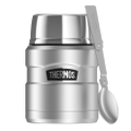 THERMOS 470ml FOOD JAR WITH SPOON - SILVER