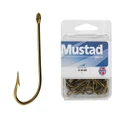 Mustad 4190 - Size 4 Qty 50 - Kirby Kendal Bronzed Hooks