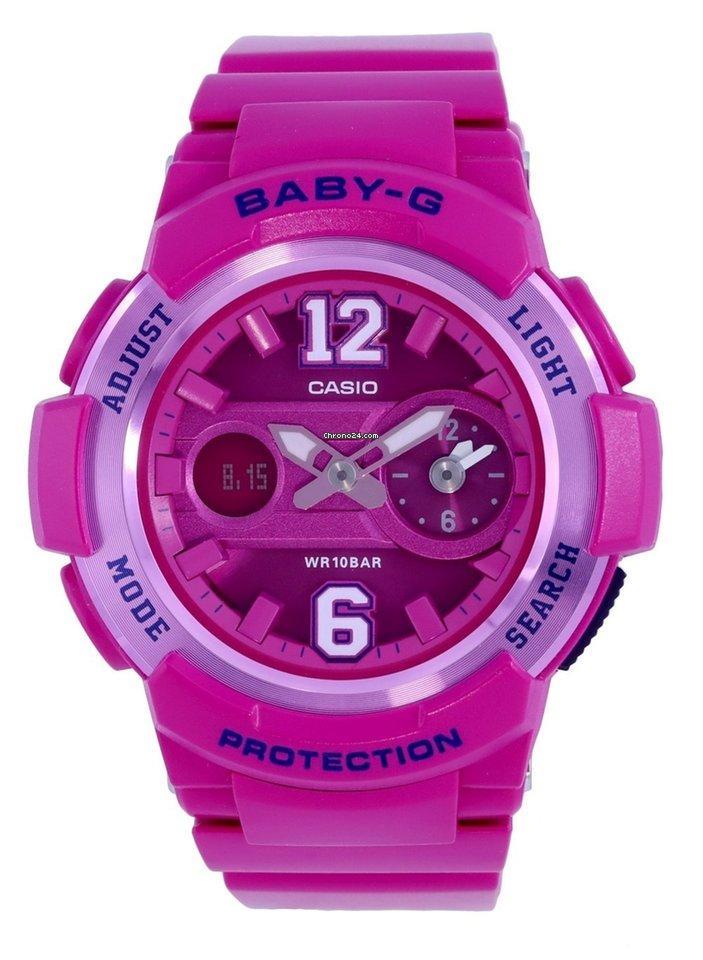 Casio Baby-G BGA-210-4B2 World Time 100M Resin Band Sport Women's Watch Pink