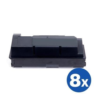 8 x Compatible for TK-364 TK364 Black Toner Cartridge suitable for Kyocera FS-4020DN